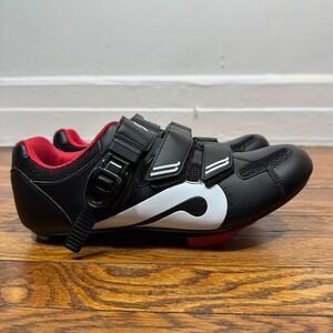 Peloton Cycling Shoes Mens 41 Black Excellent Cleats Included Indoor Biking